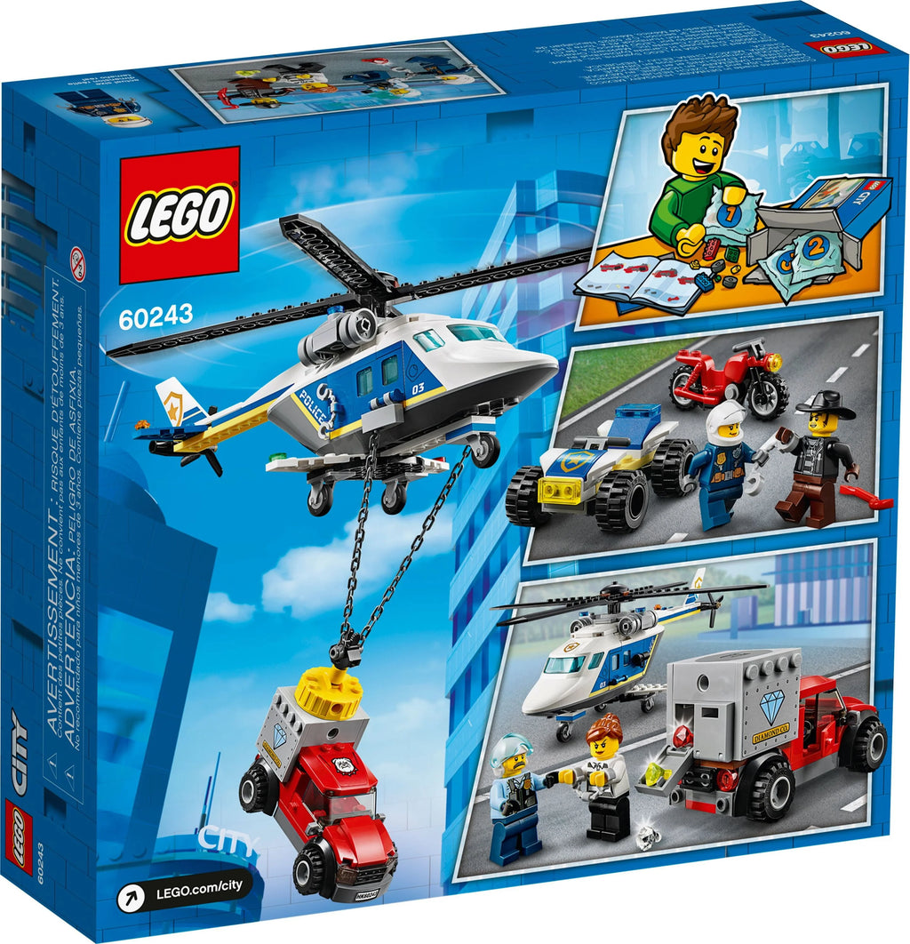 Building Toy Set with Helicopter, ATV, Motorbike and Truck G799114