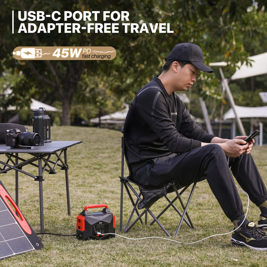 Portable Power Station and Foldable Solar Set of 2 L1946