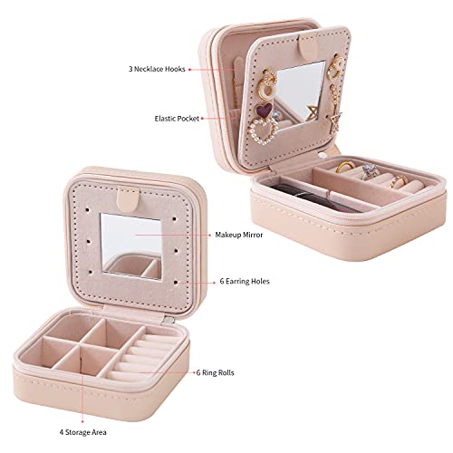 Travel Jewelry Case and Organizer with Mirror M1984