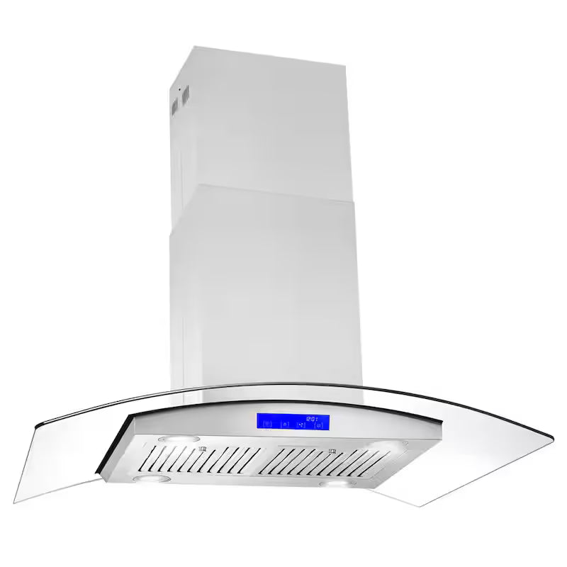 36 in. Stainless Steel Ductless Island Range Hood with Carbon Filter W11771