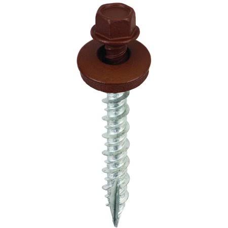 1-1/2 inch Brown Metal to Wood Building Screws D51112