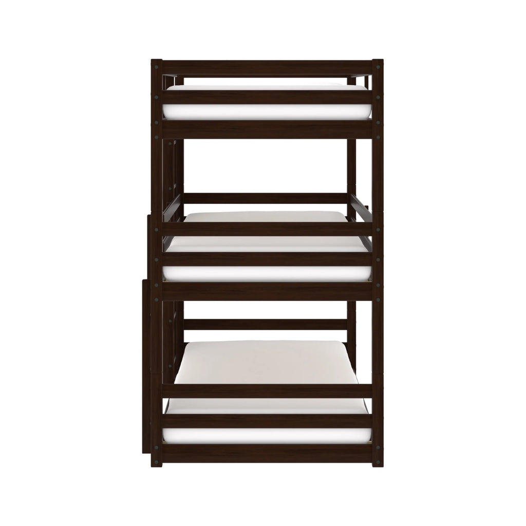 White Wood Convertible Bunk Bed P8473
