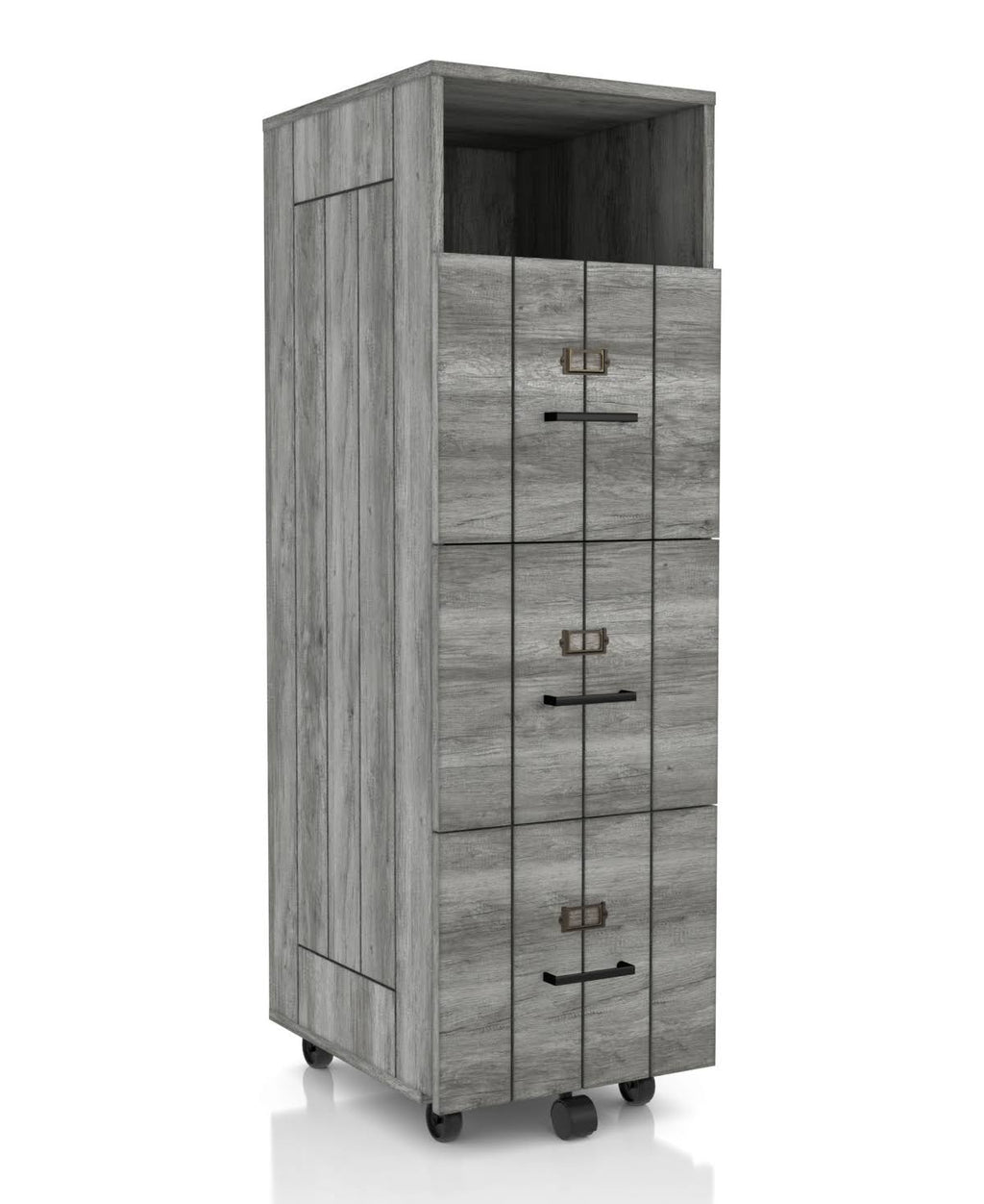 Gray 3-Drawer File Cabinet M3356