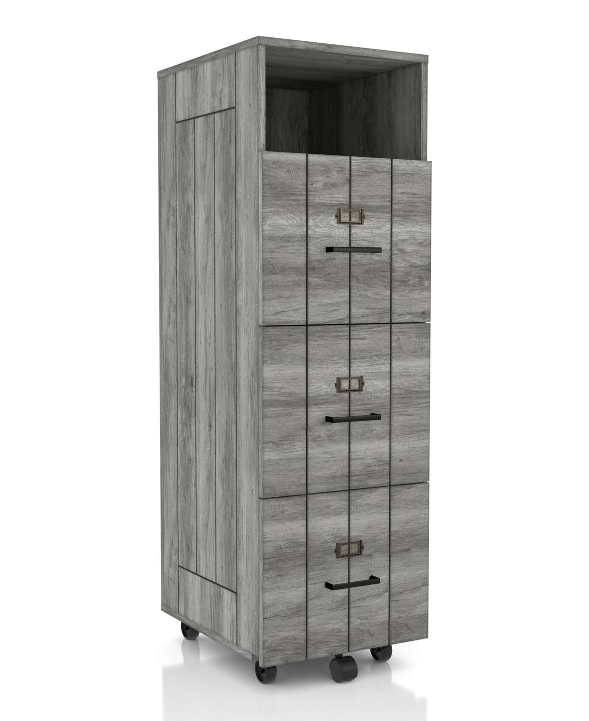 Gray 3-Drawer File Cabinet M3356