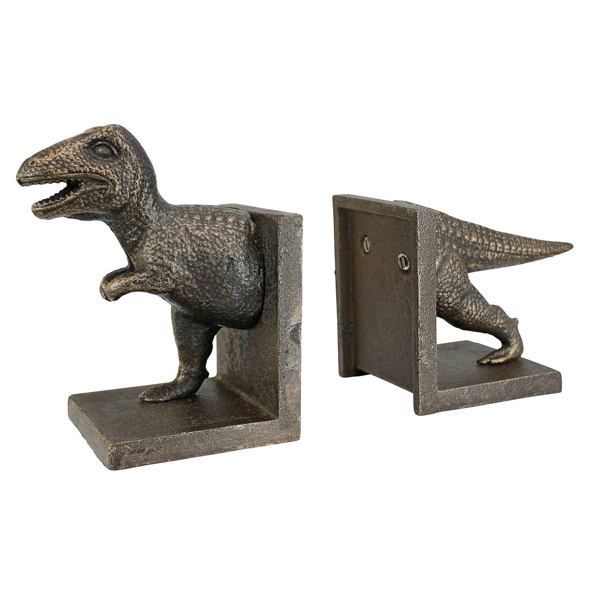 Cast Iron Dinosaur Bookend Pair W497795