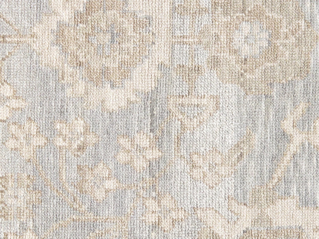 6' X 9' Hand-Knotted Wool Light Blue Rug X73796