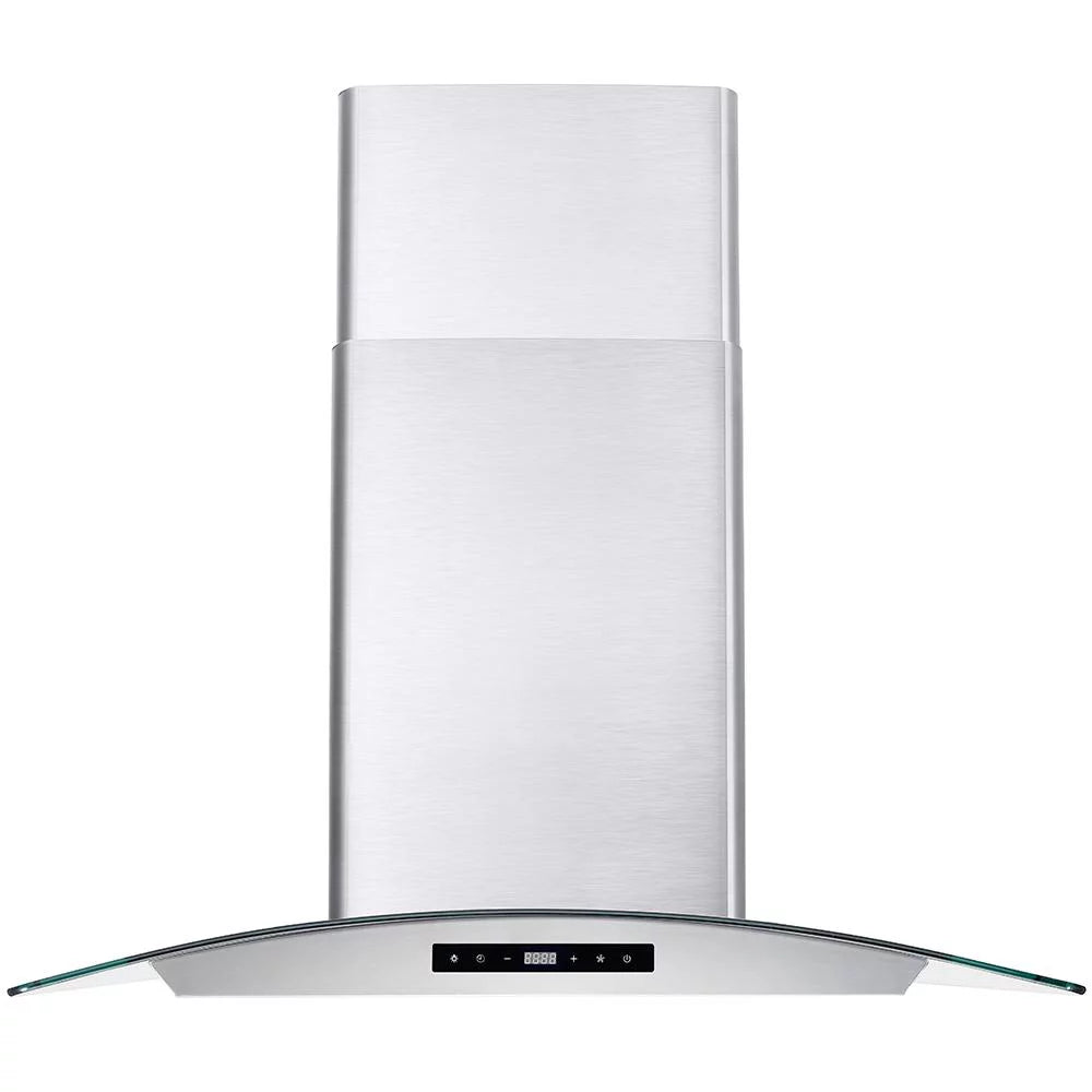 2 Piece Kitchen Appliance Package with Gas Range and Wall Mount Range Hood R678