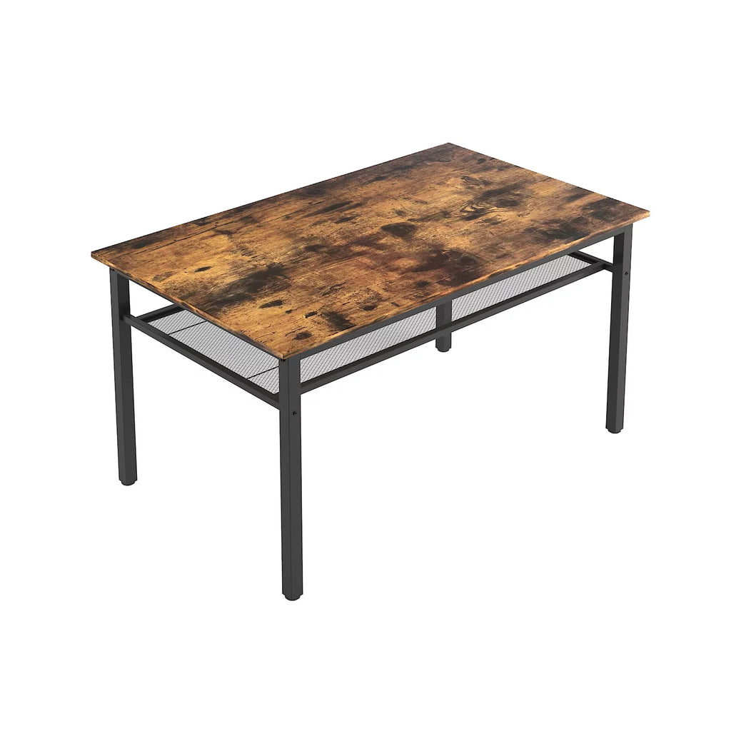 3 Piece Dining Table Set with 2 Benches S483