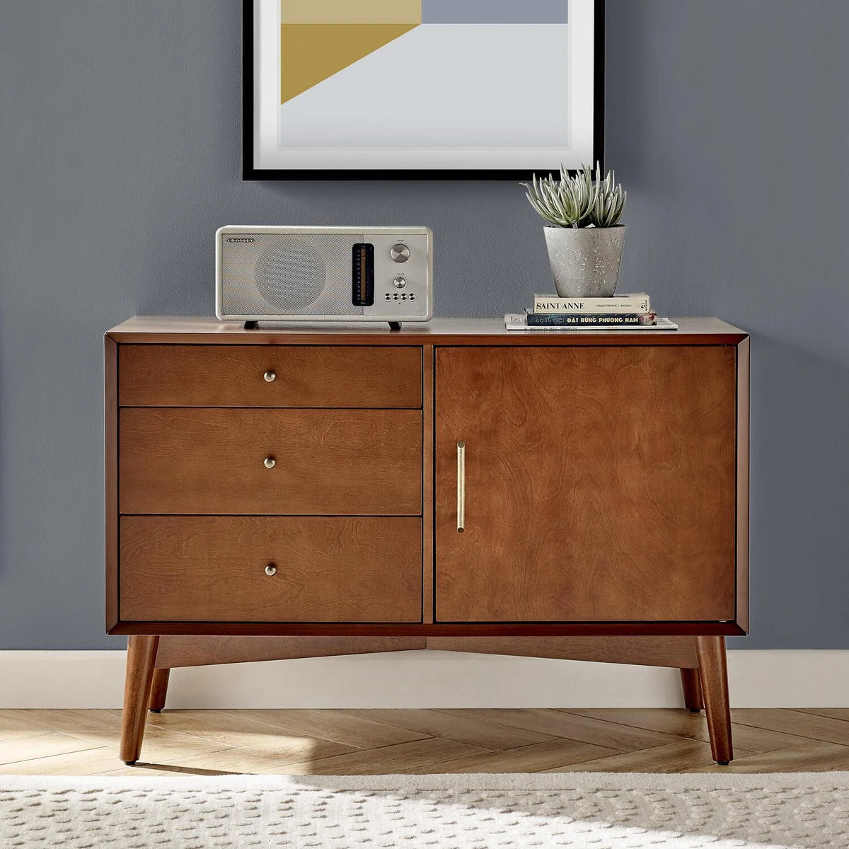 Mahogany Media Console H7786