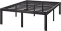 14 Inch King Size Metal Platform Bed Frame with Under Bed Storage Z7584