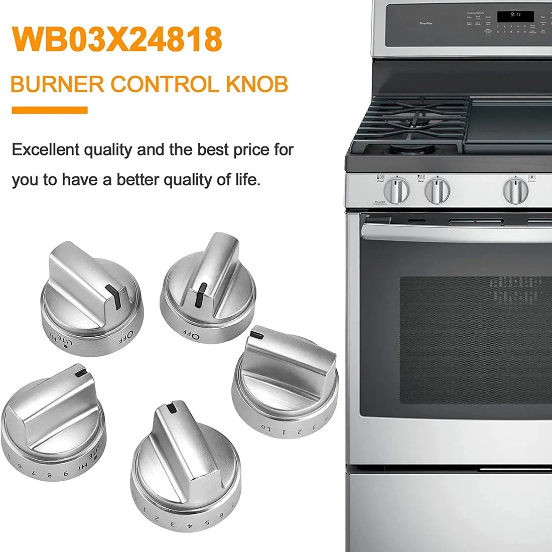 Gas Stove Knob Replacement K293128