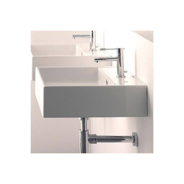 15-3/4 inch White Ceramic Bathroom Sink J930726