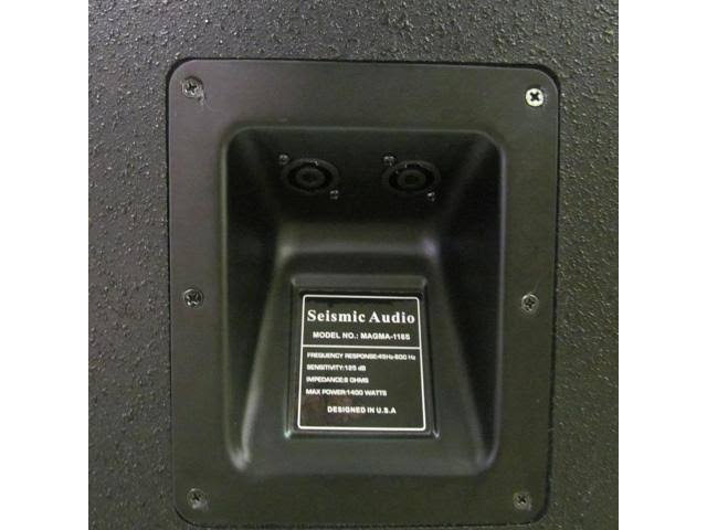 Passive 18x22 High Power Subwoofer Cabinets Pair F2076