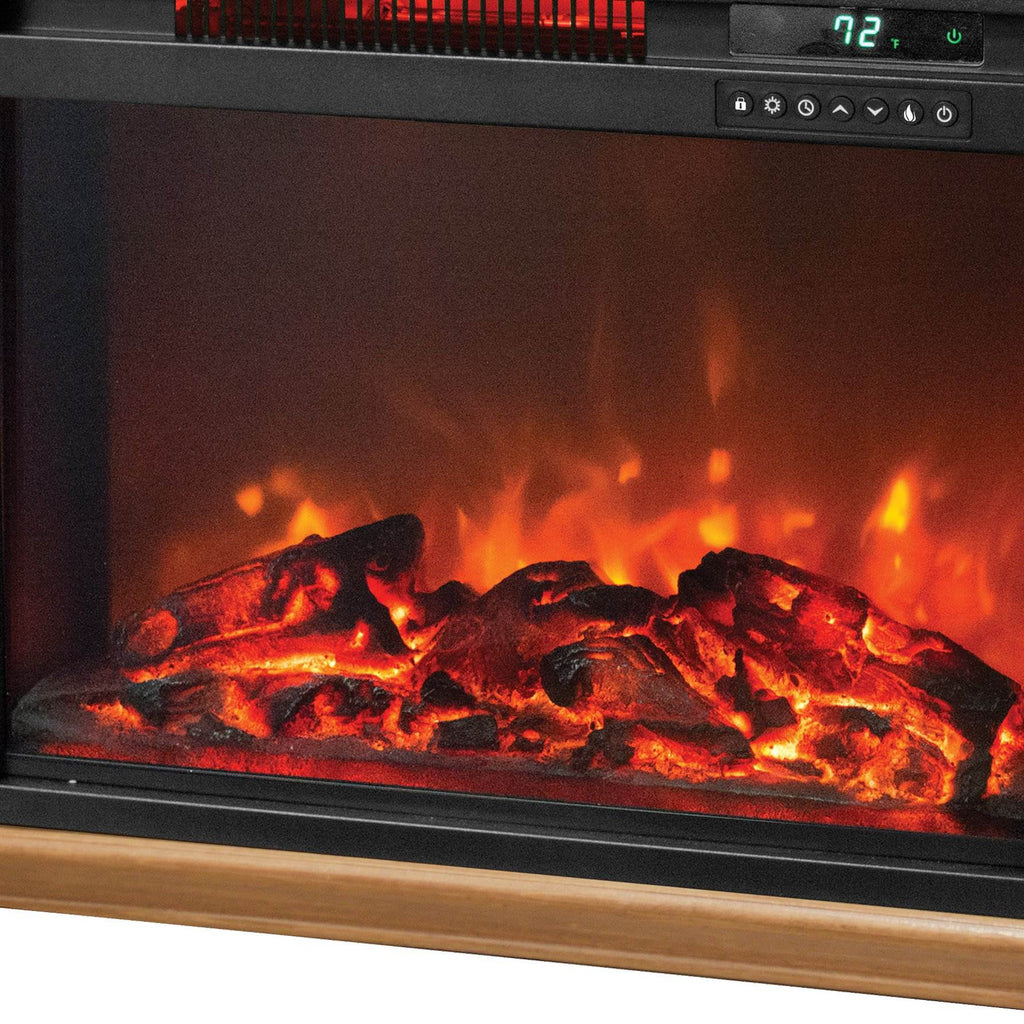 1500W Portable Electric Infrared Quartz Indoor Fireplace A277843