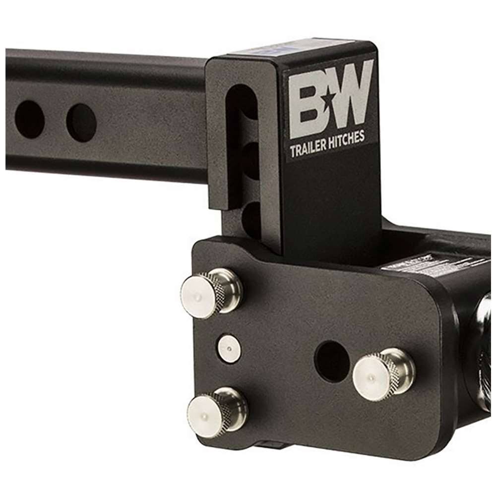 5" Drop Dual Ball Hitch, Black F843