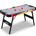 54in Folding Air Hockey Table Gaming Set with 2 Pucks 2 Pushers C634