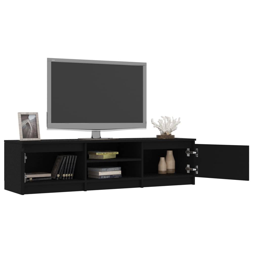 Black Chipboard TV Cabinet W4418