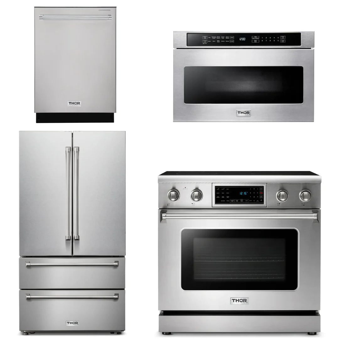 36 Electric Range, Microwave, Refrigerator, Dishwasher L47122