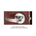 Cylindrical Lock Satin Nickel Plated Clear Coated M15357
