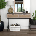 Rustic Console Table with 2 Drawers Q8482