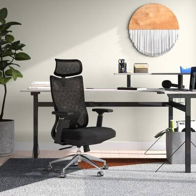 Black Ergonomic Task Chair T8293
