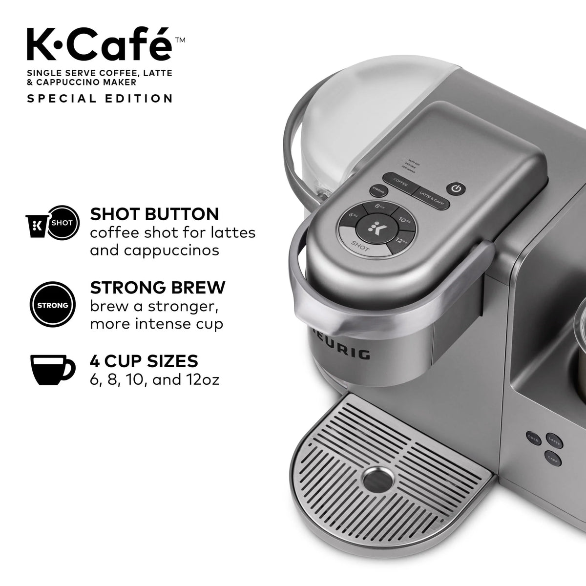 Single Serve Coffee Latte and Cappuccino Maker O959