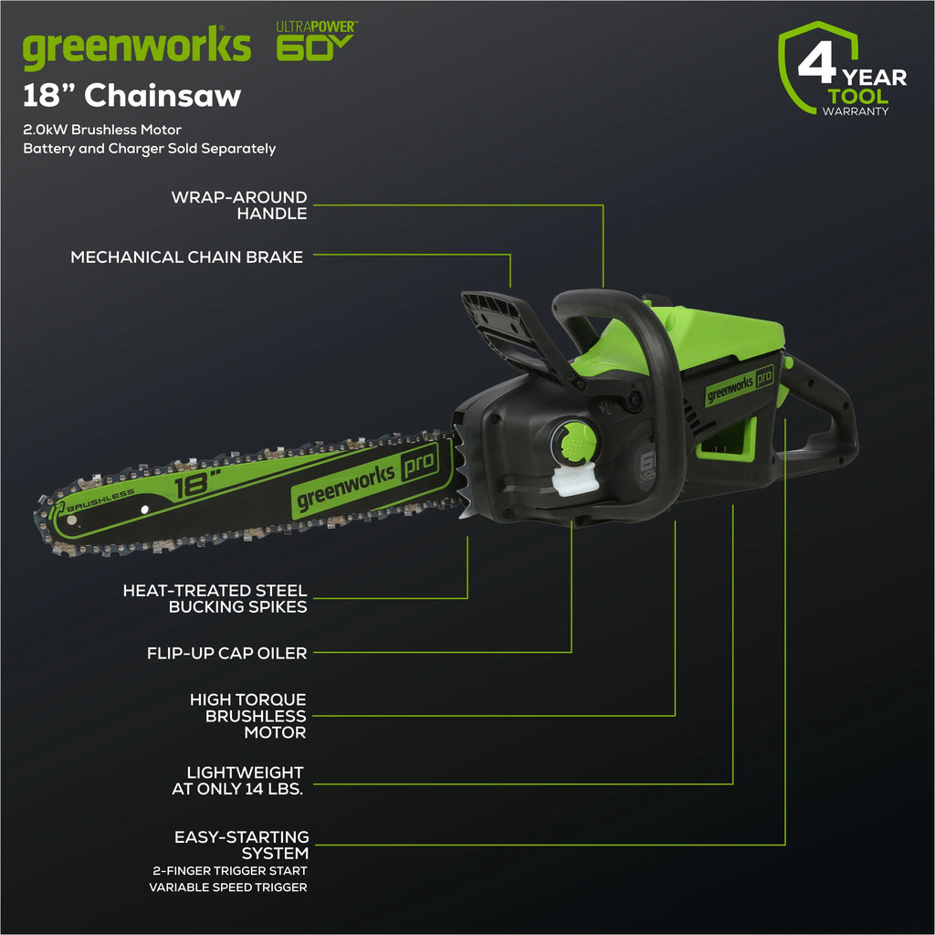 60V Cordless Chainsaw Q97602