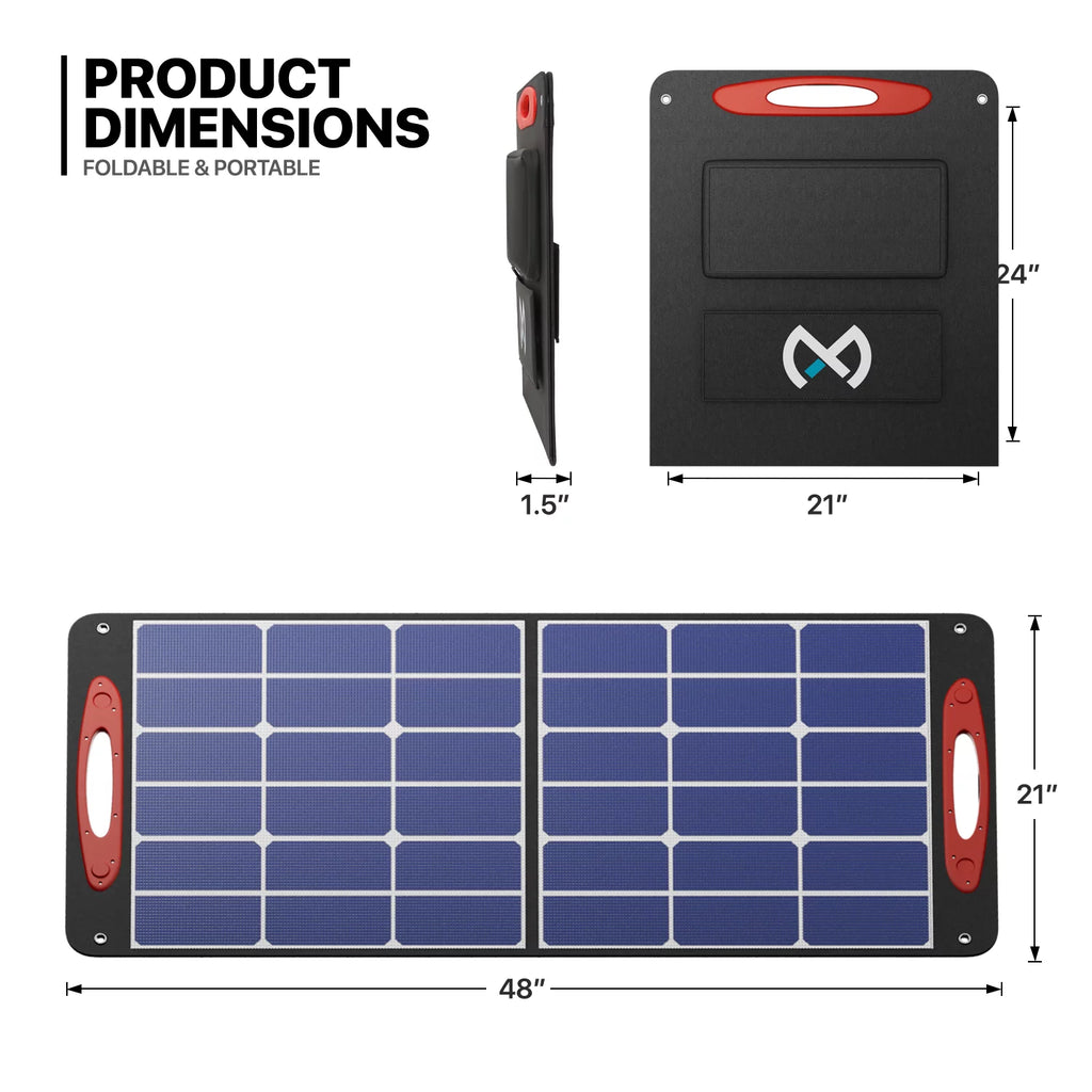 Portable Power Station and Foldable Solar Set of 2 L1946
