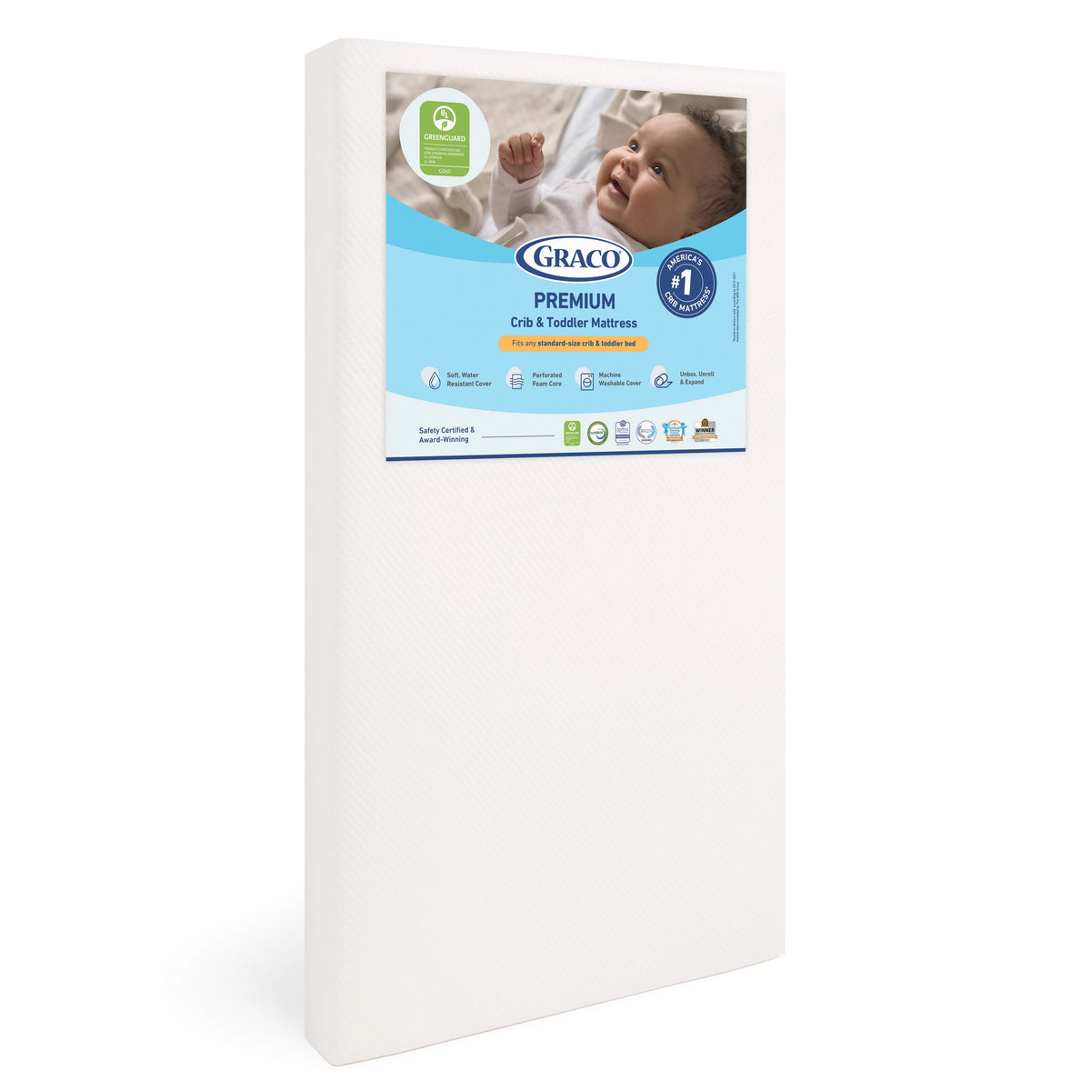Premium Foam Crib & Toddler Mattress D441577