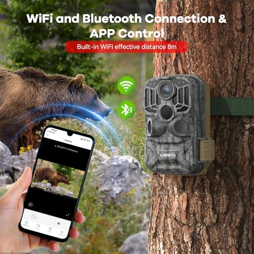 Trail Camera 48MP 4K WiFi Bluetooth Night Vision Waterproof Q250575