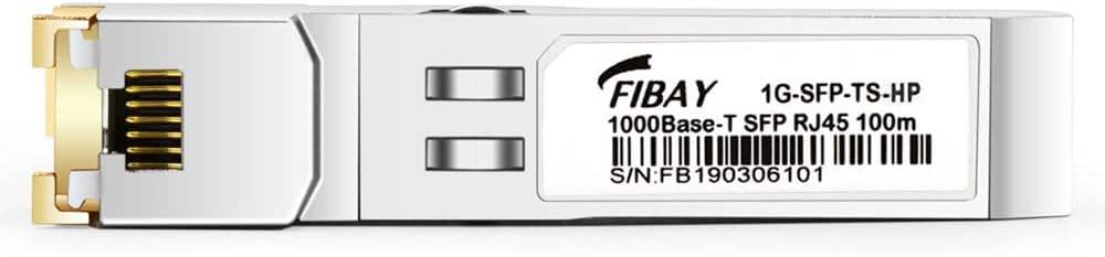 1000Base-T SFP to RJ45 Copper Transceiver Module Pack of 2 V78048