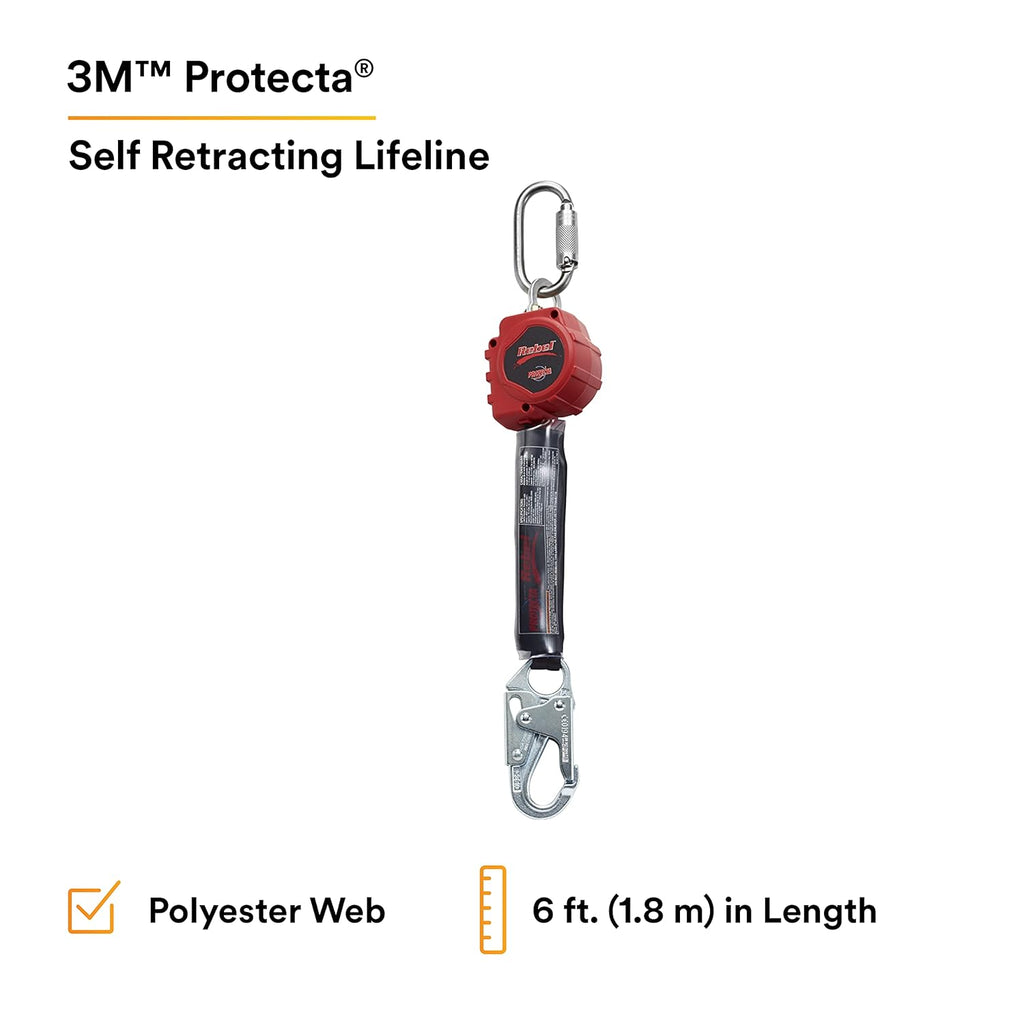Self Retracting Lifeline with Steel Snap Hook and Carabiner H530