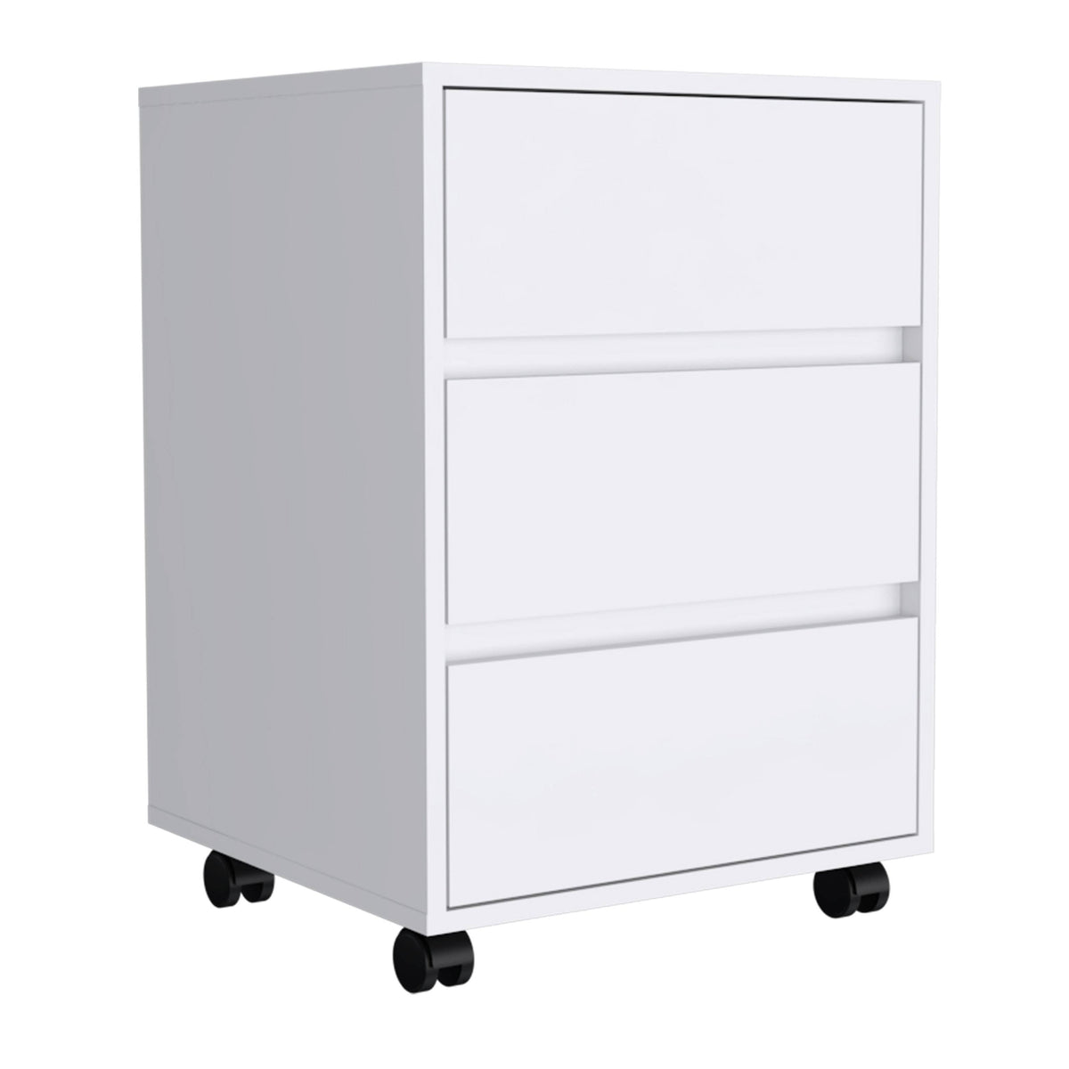 White 3 Drawer Filing Cabinet X939435