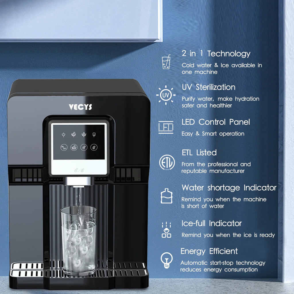 Water Cooler Dispenser with Built-in Ice Maker G246