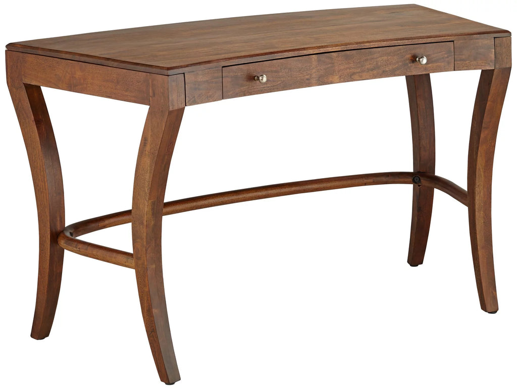 Brown Sheesham Wood 1-Drawer Writing Desk A921