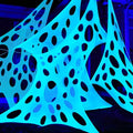 Glow-in-The-Dark White Spider Web Decoration N503580