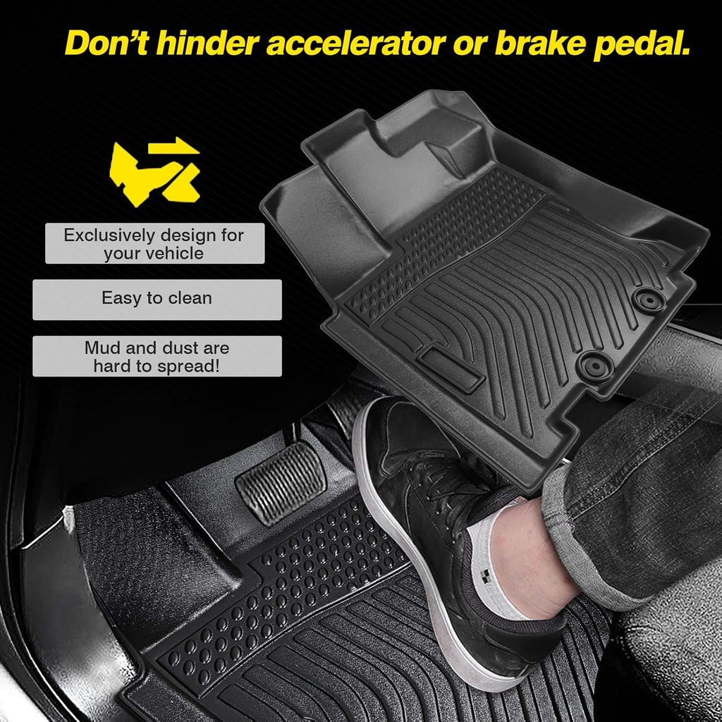 All Weather Floor Mat 2 Row Liner Set TPO V366