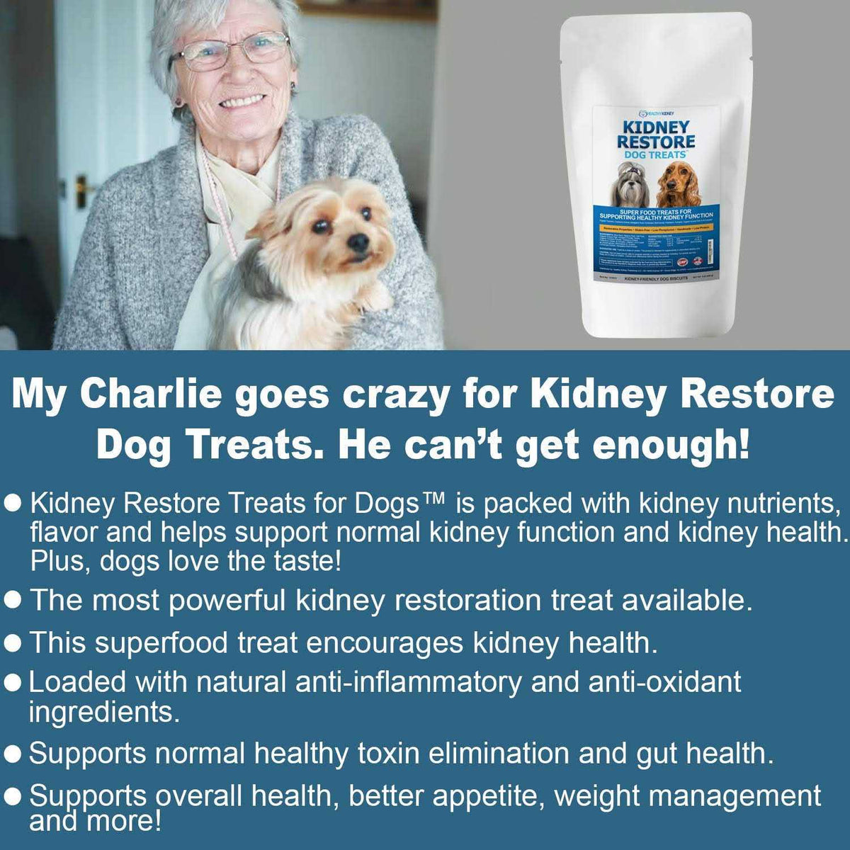 Low Protein Dog Treats for Kidney Support P8098