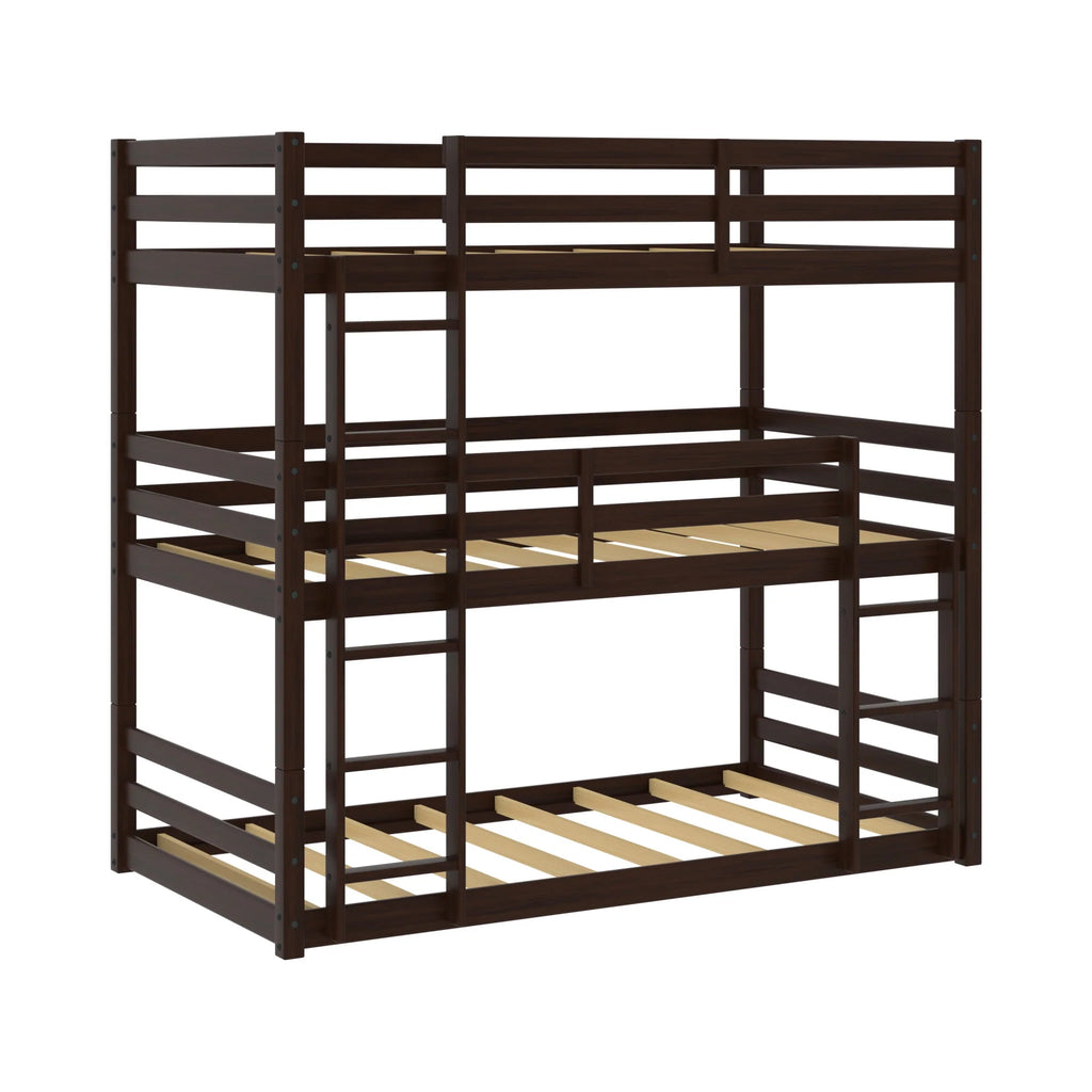 White Wood Convertible Bunk Bed P8473