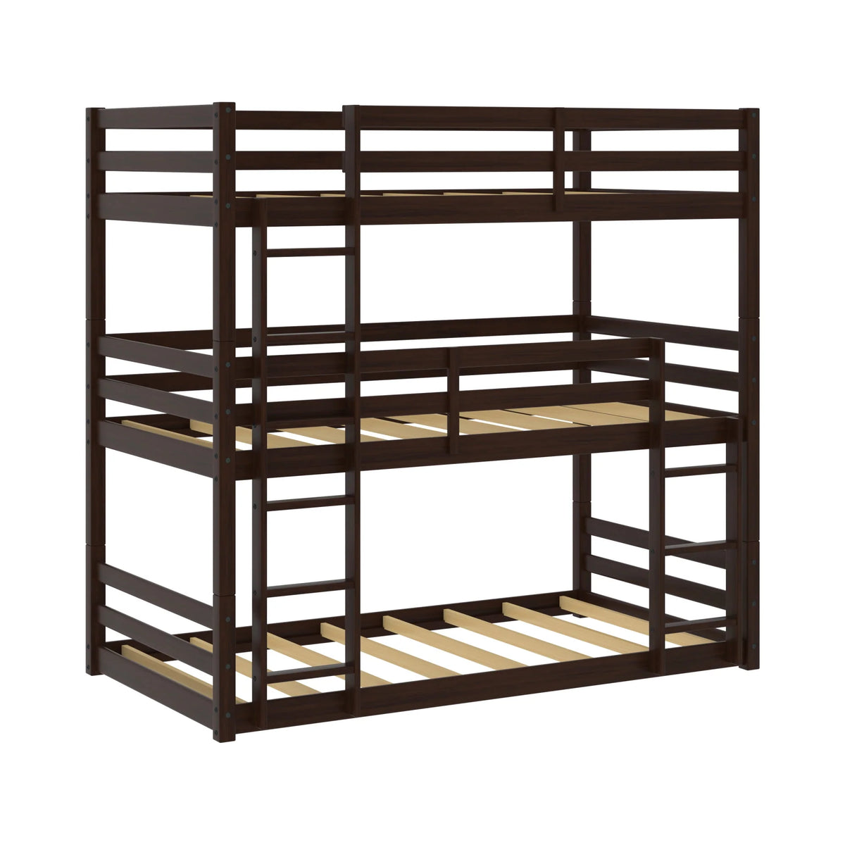 White Wood Convertible Bunk Bed P8473