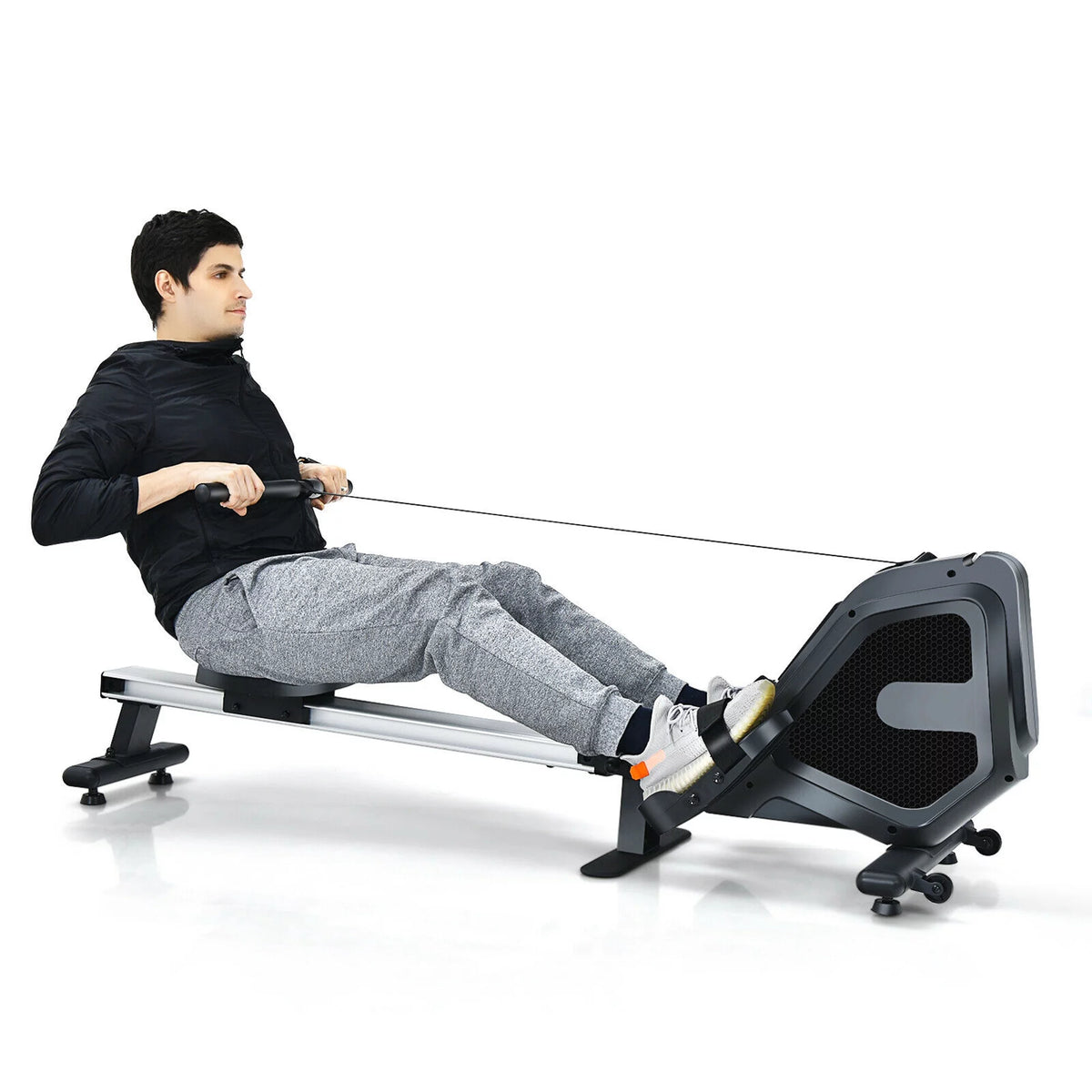 Folding Magnetic Rowing Machine with Monitor M14950