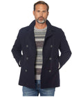 Men's Classic Double Breasted Peacoat J18668