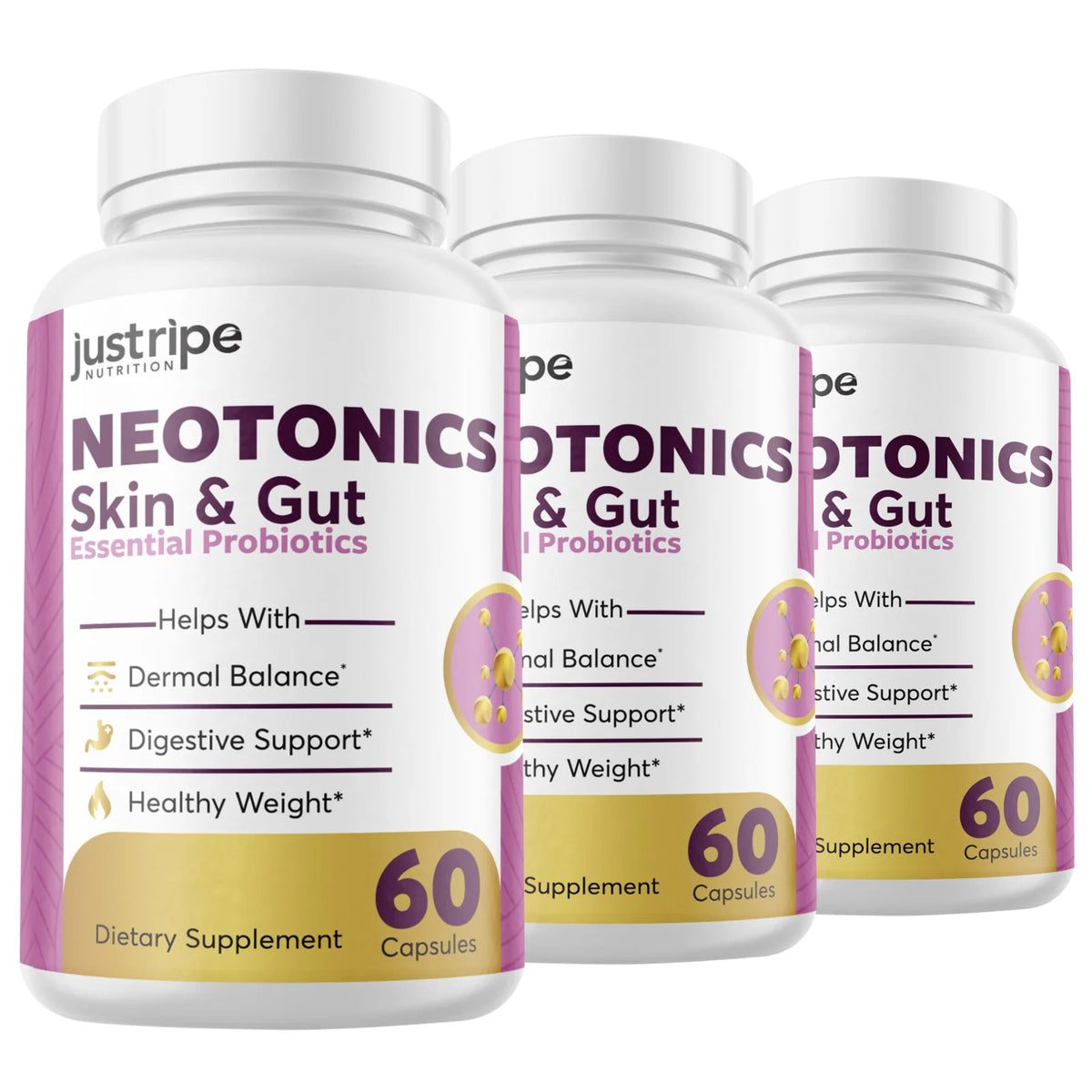 3 Pack Probiotics Supplement Pills W424