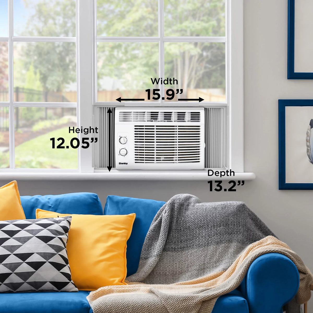 5000 BTU White Window AC J13193