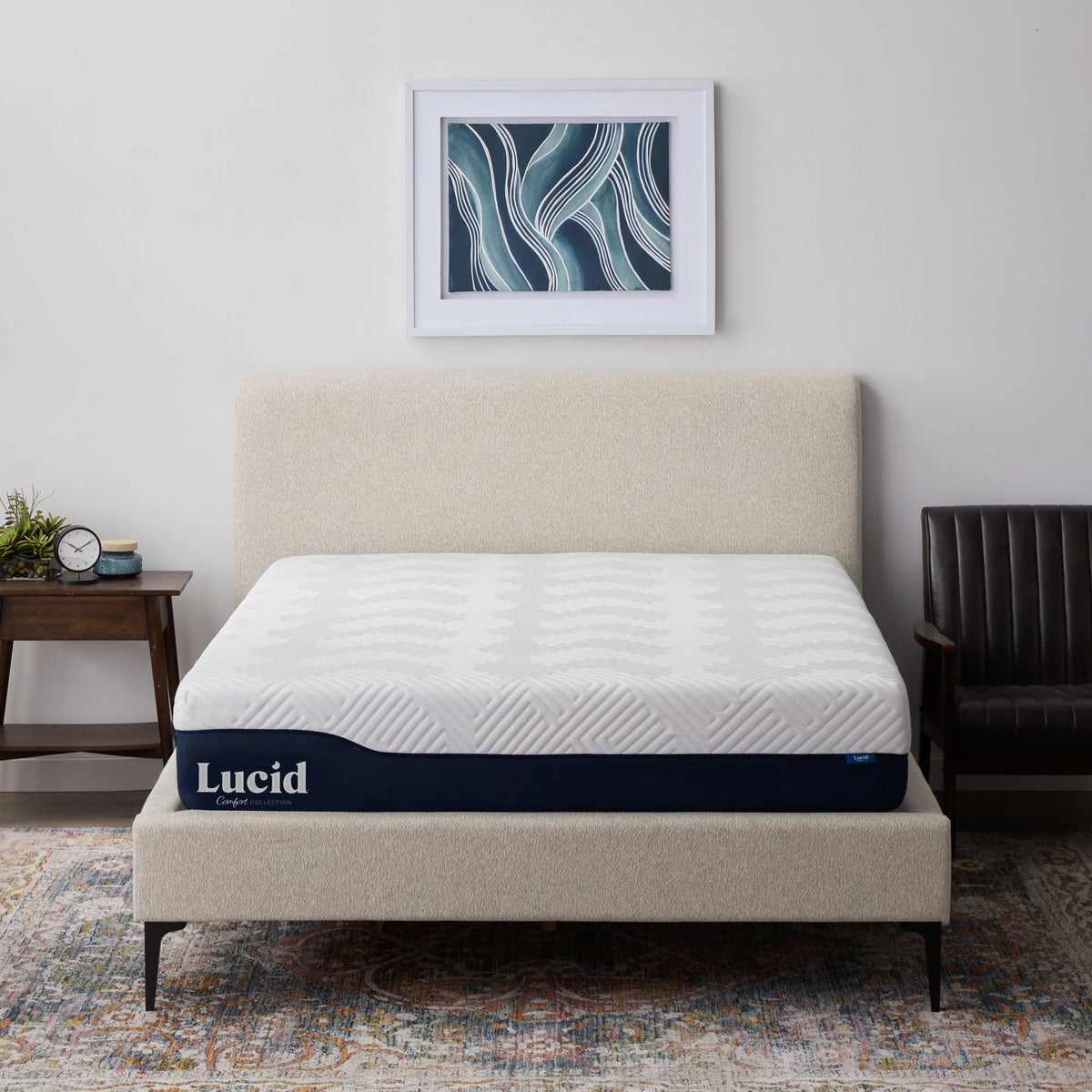 10 Gel Aloe Hybrid Memory Foam Mattress Queen F5494