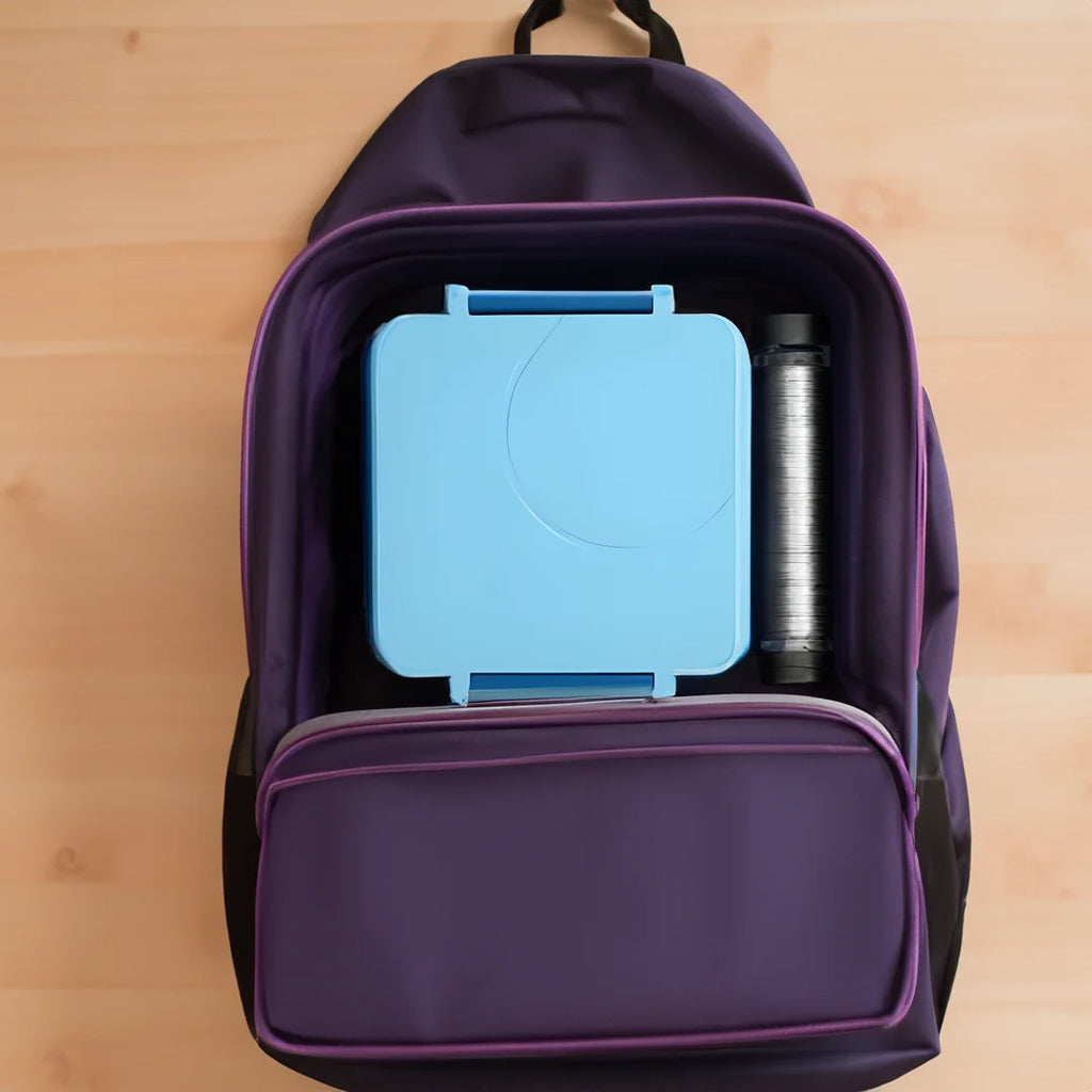 Blue Leak Proof Bento Box with Thermos Food Jar B86016