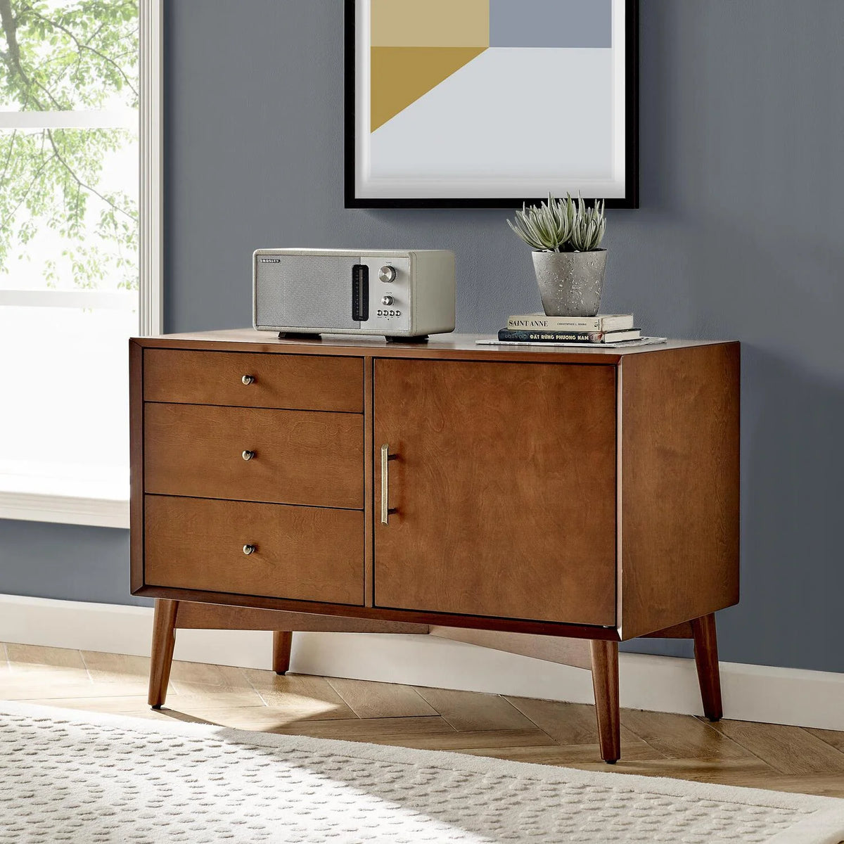 Mahogany Media Console H7786