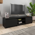 Black Chipboard TV Cabinet W4418
