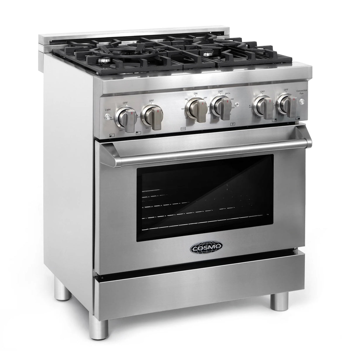 2 Piece Kitchen Appliance Package with Gas Range and Wall Mount Range Hood R678