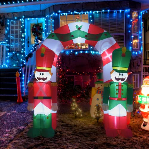 9FT Christmas Inflatable Arch with Lights Z7235